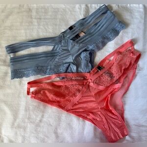 2 Pair Victoria’s Secret Very Sexy Line Panties SZ Large